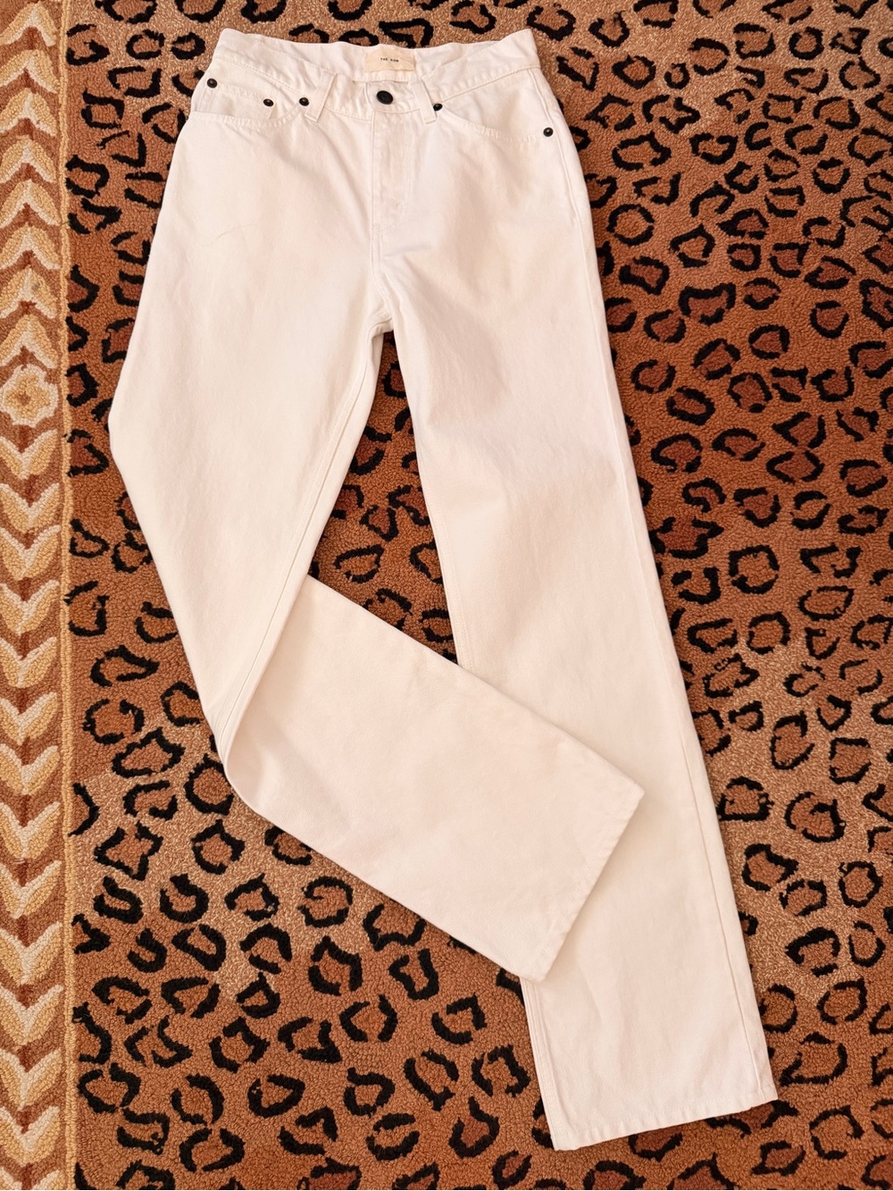 The Row White Straight-Leg Jeans Size 0